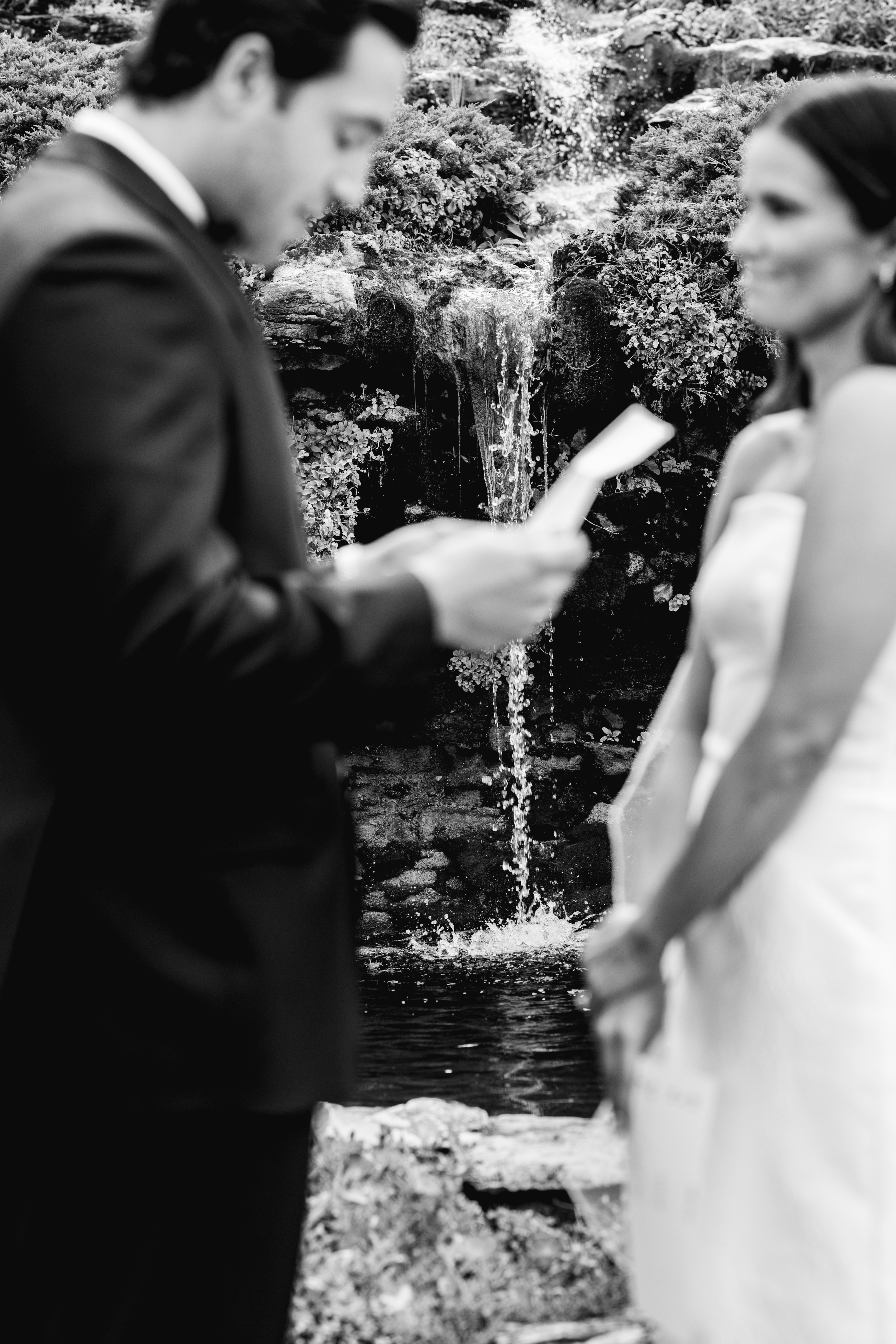 bride-groom-exchange-private-vows-front-waterfall-country-club-buffalo_